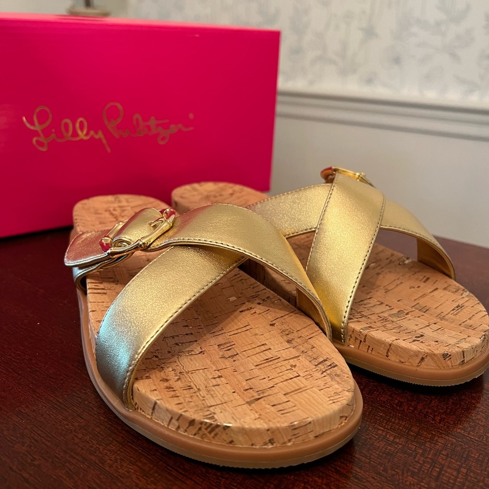 New Lilly Pulitzer Bayshore Sandal size 9